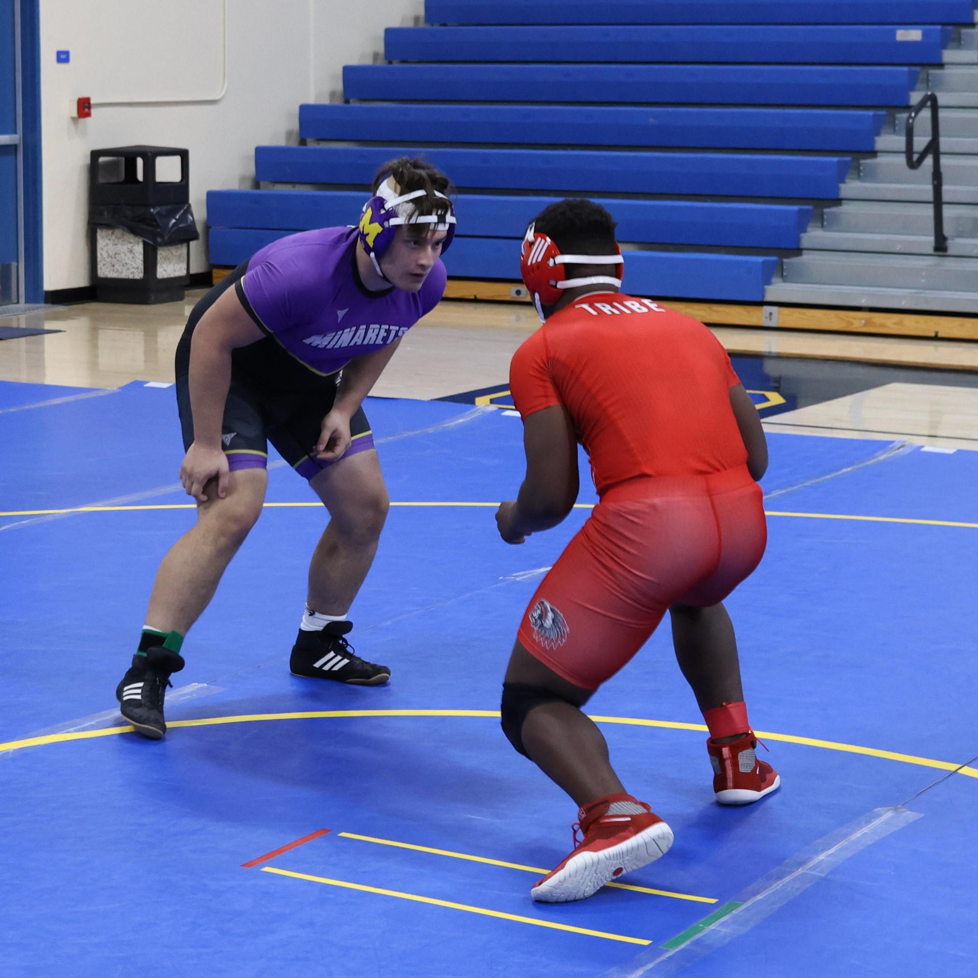 wrestlers in action at parlier