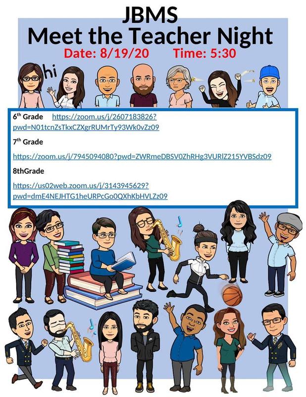 JBMS Meet The Teacher Night Featured Photo