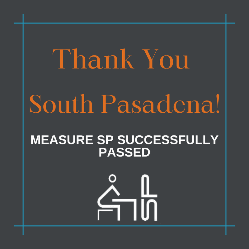 Thank you, South Pasadena!