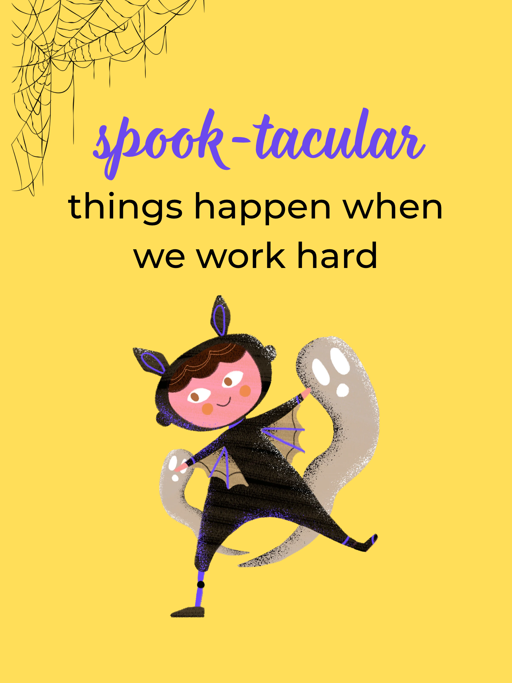 We work hard