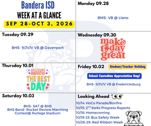 week at a glance white background