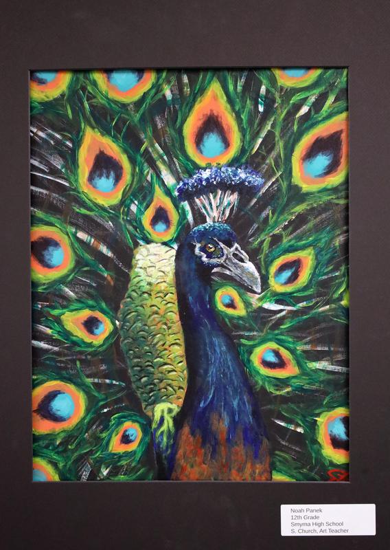 Student artwork on display