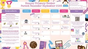 Sept parent calendar