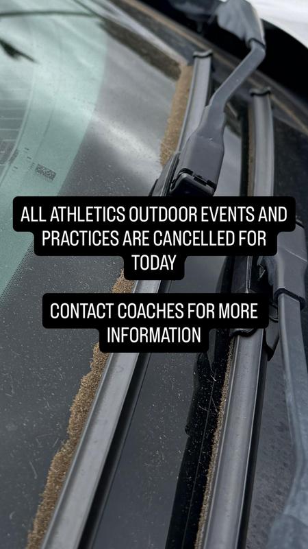 03/10/2026 Outdoor Athletics Cancelled, Seek Information from Coaches Featured Photo