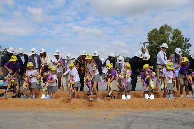 official groundbreaking for the multip purpose performing arts and athletic complex