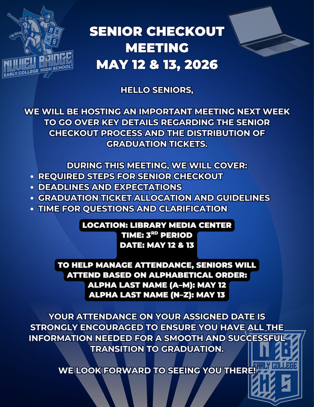Senior Check Out Meeting