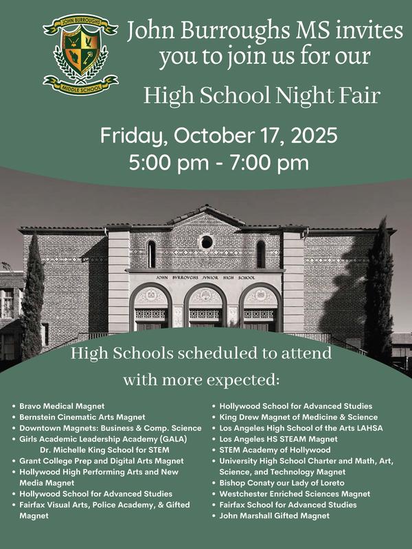 High School Night Fair ENG