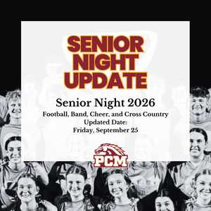 Senior Night Update Graphic