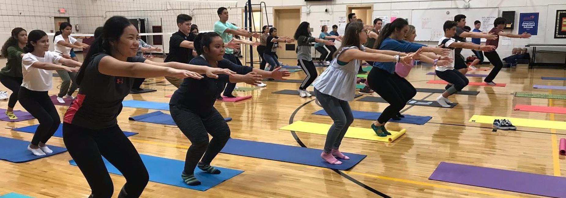 Yoga at Lamar Academy