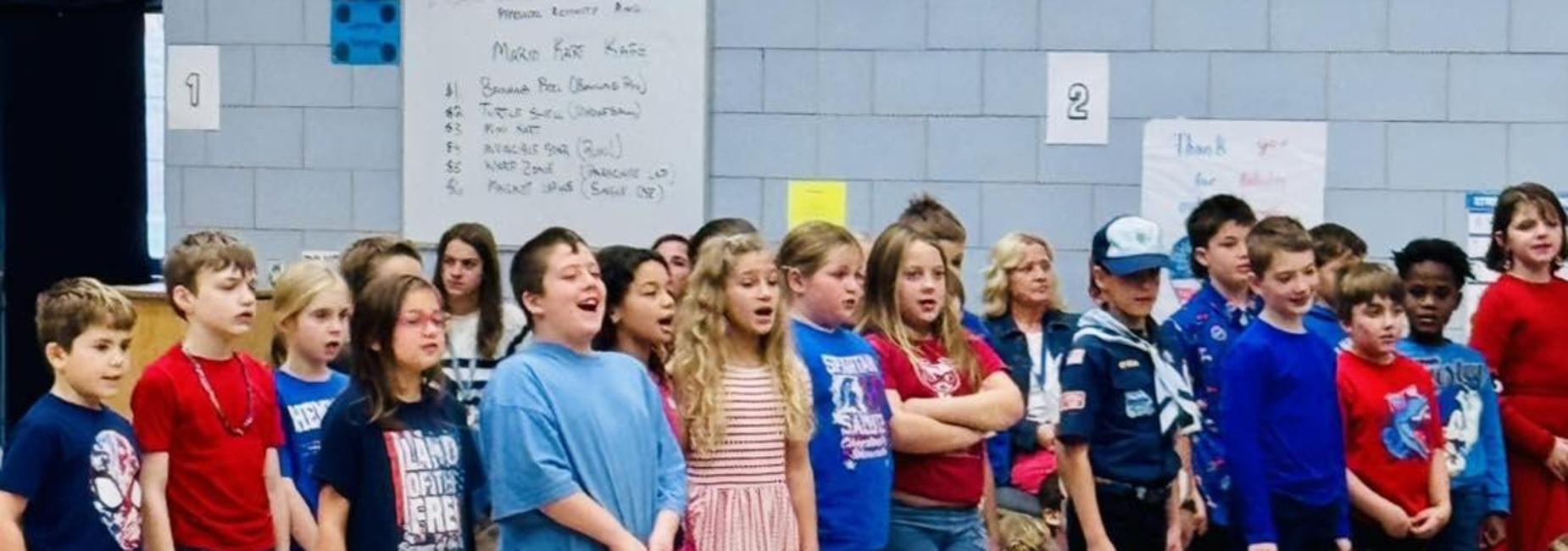 Fort Allen Elementary Veteran's Day program