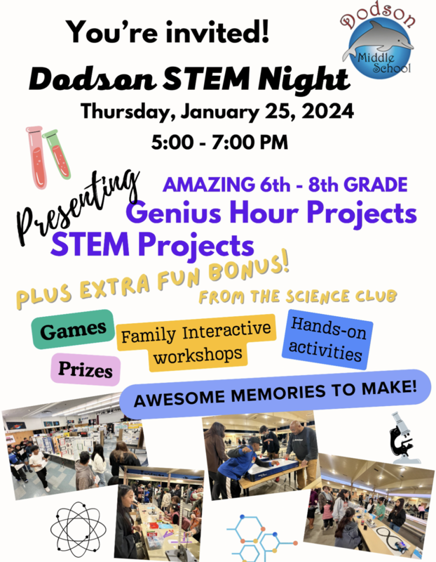 2024 STEM NIGHT Rudecinda Sepulveda Dodson Middle School