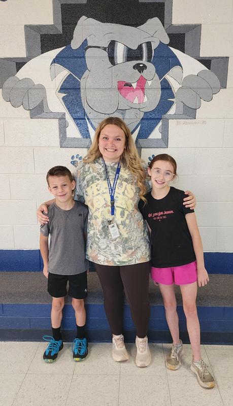 Pacer Students with Mrs. Maggie
