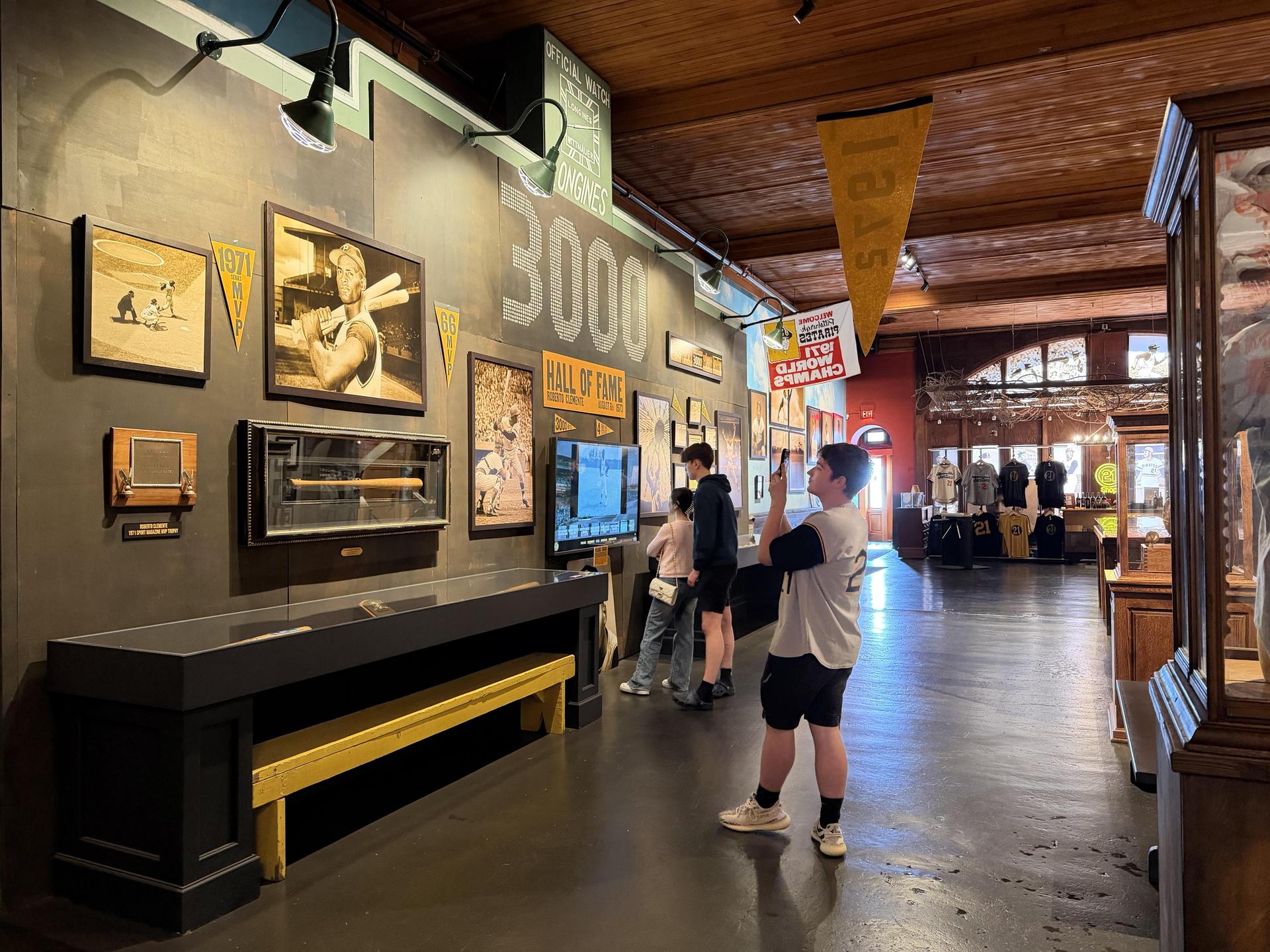 Inside the Roberto Clemente Museum