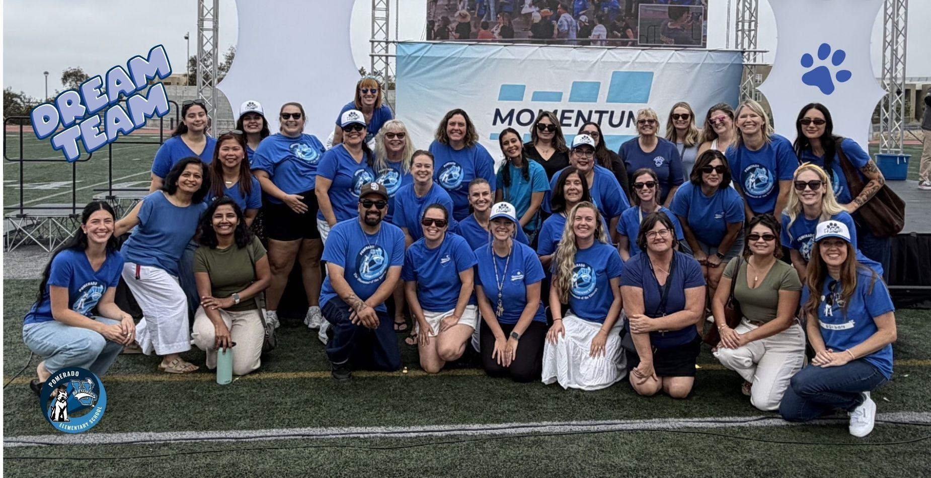 Pomerado Team at the 26-27 PUSD Kick Off