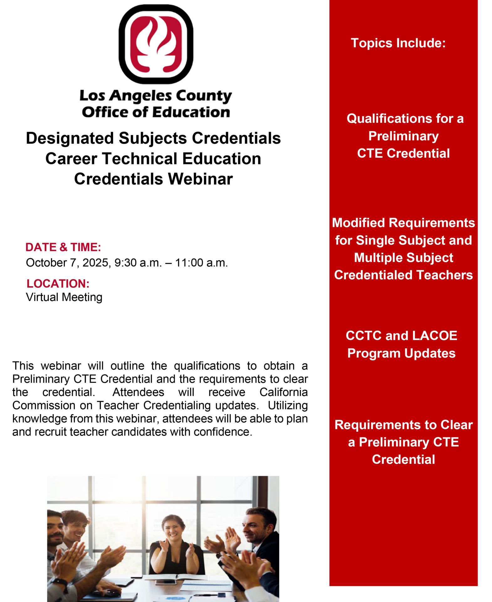 Flyer for a WorkShop