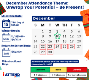December Attendance Goal