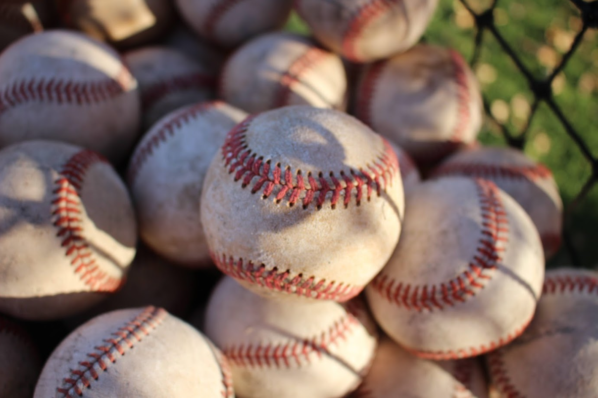 close up of baseballs
