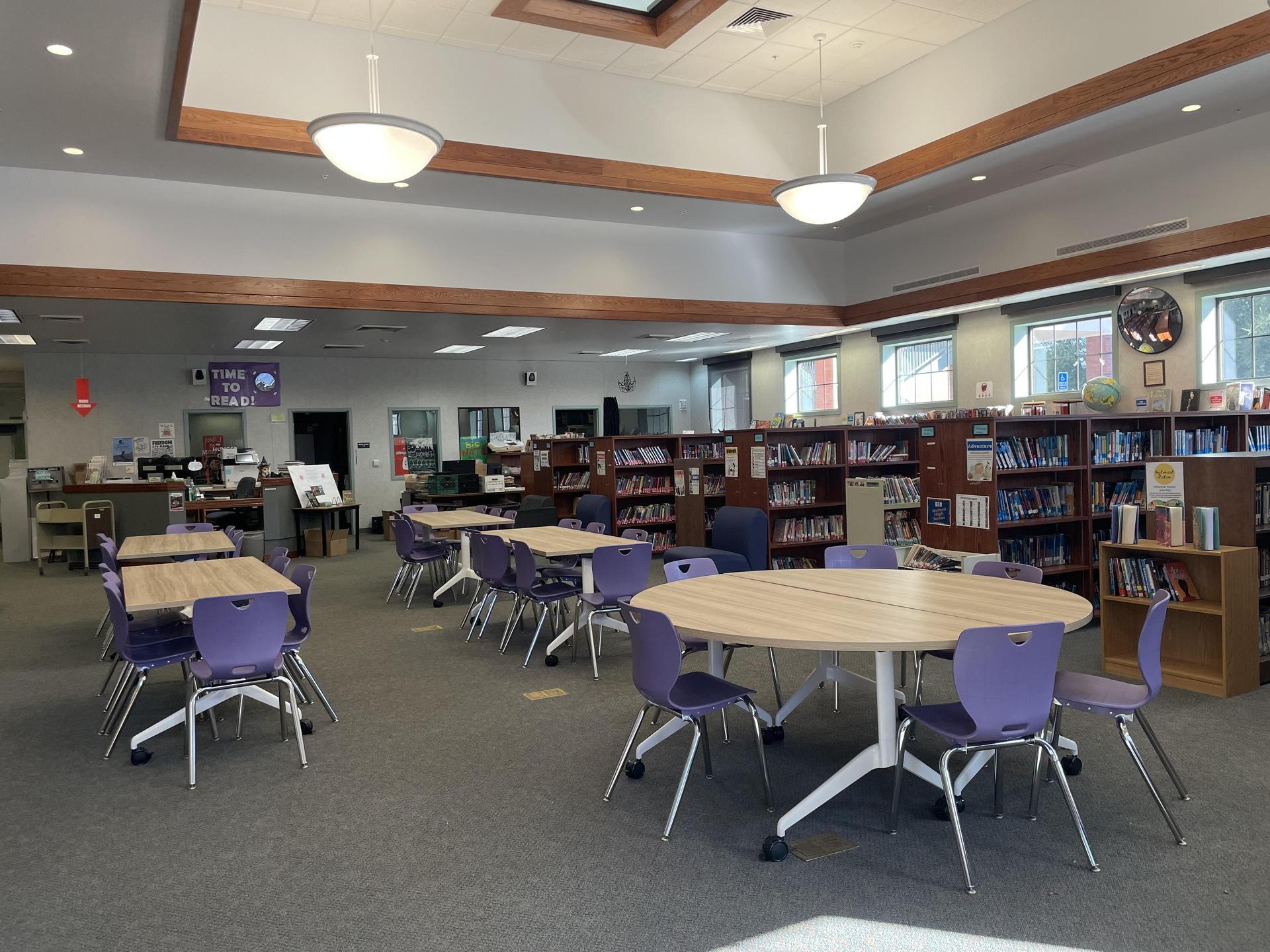 Photo of the LFJH library