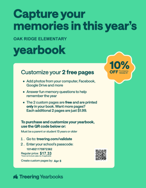 Yearbook Flyer