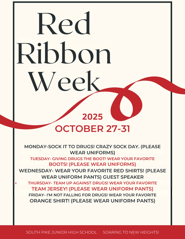 spsd spjhs red ribbon week 2025