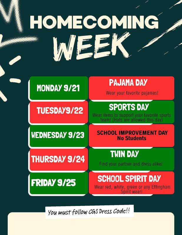 Homecoming Dress Up Week Central 2026