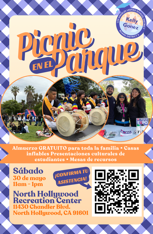 picnic flyer/Folleto de pícnic