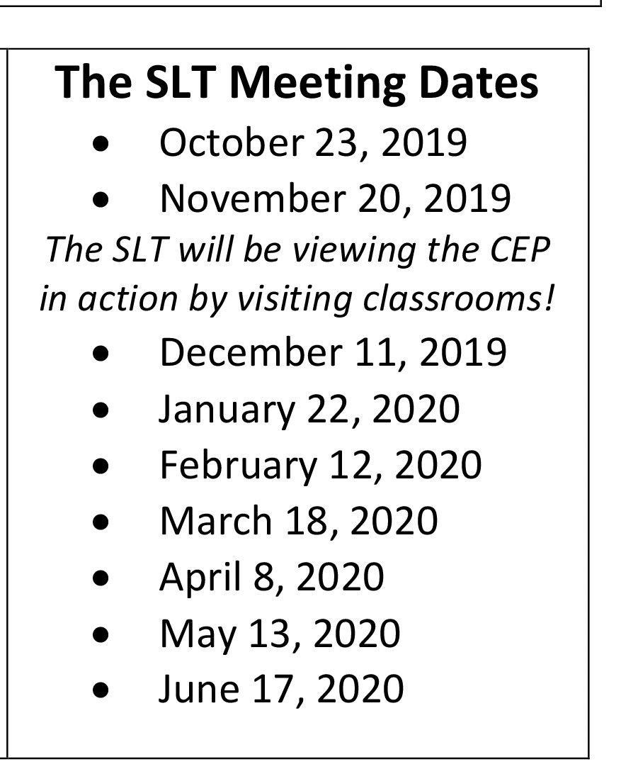 School Leadership Team meeting Dates