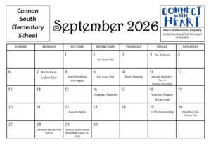 September Calendar