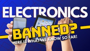 Banned electronics banner