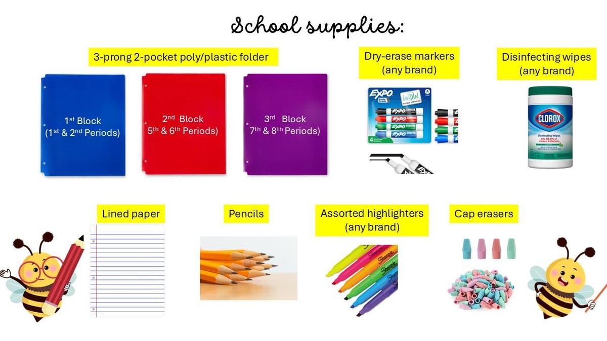 School supplies