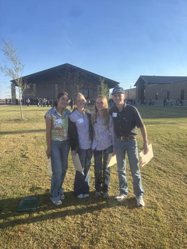 Frenship FFA Wool Judging team at the state competition