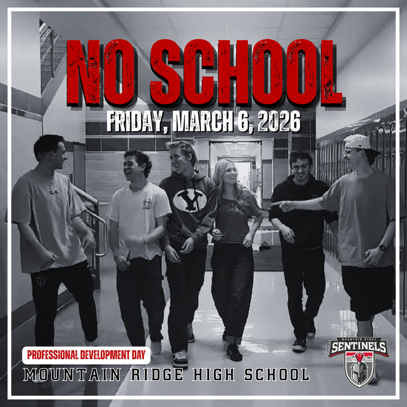 No School Reminder for Professional Development Day