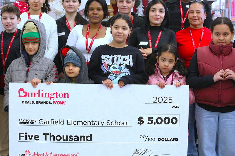 Burlington Supports Garfield Elementary School