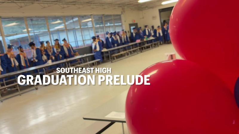 Southeast High Pre-Graduation in the Cafeteria