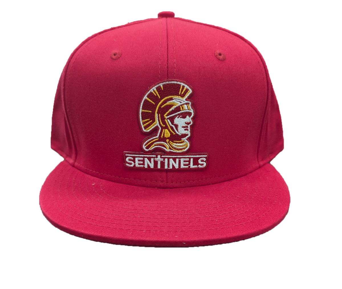 red hat with sentinels logo