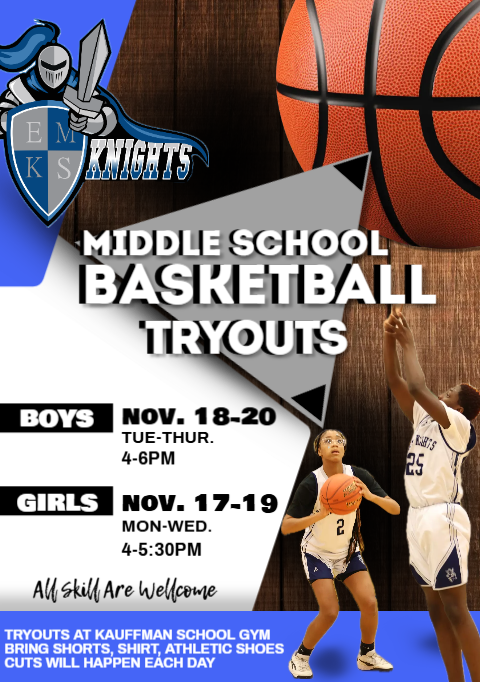 Middle School Basketball Tryouts are Approaching! Featured Photo