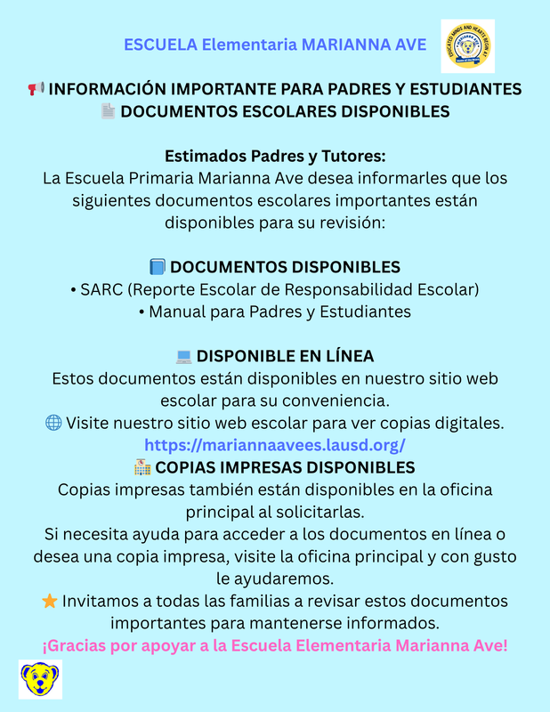 Manual para Padres y Estudiantes