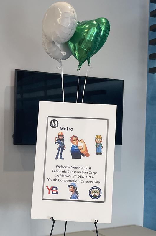 Sign for Metro's Event