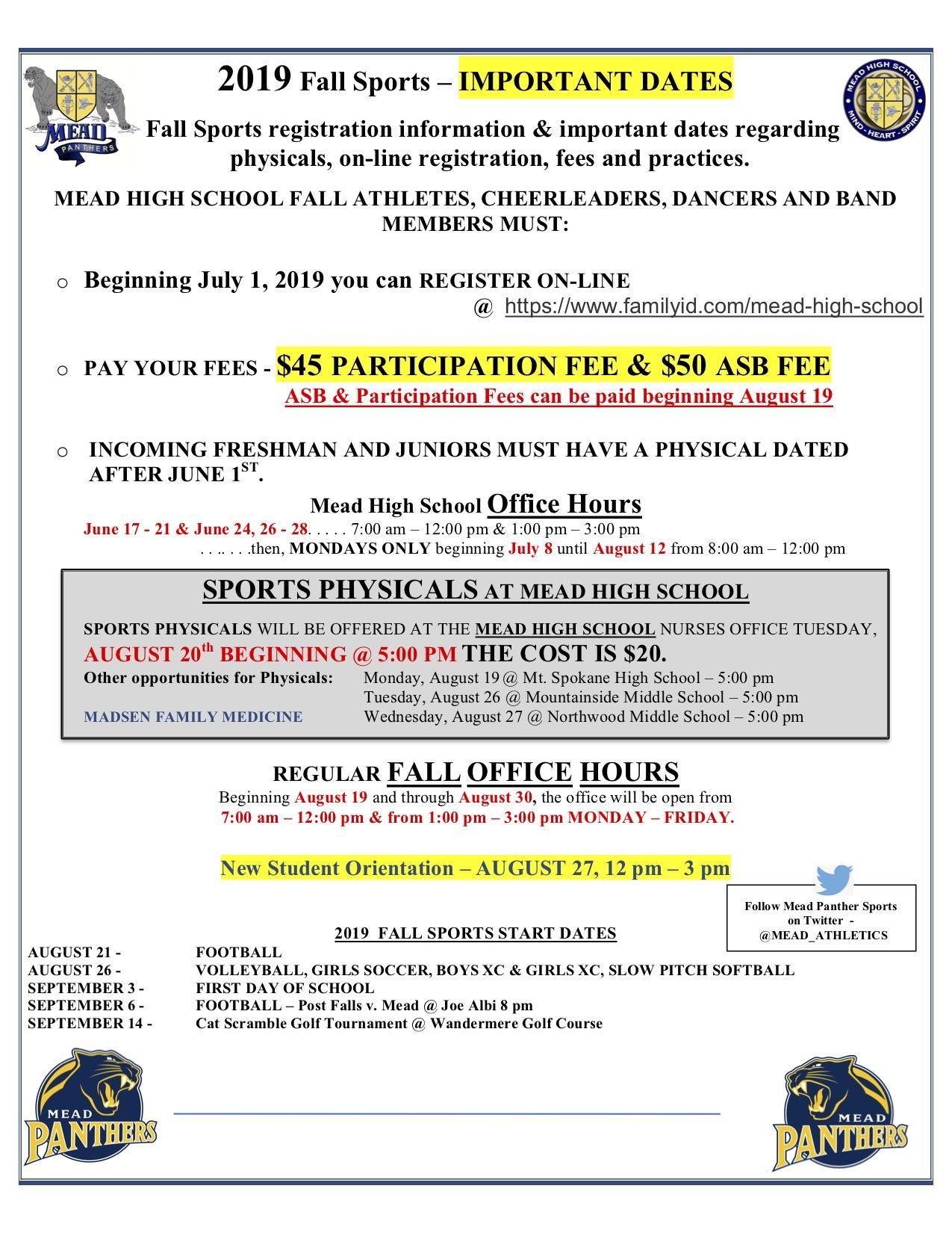 Mead Panther Sports (MEAD_ATHLETICS) Twitter