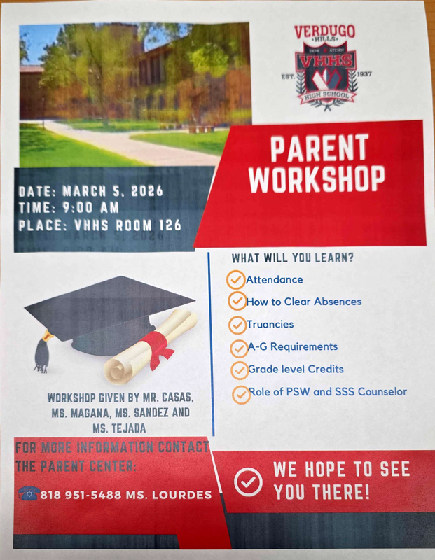 Parent workshop 03/05/2026