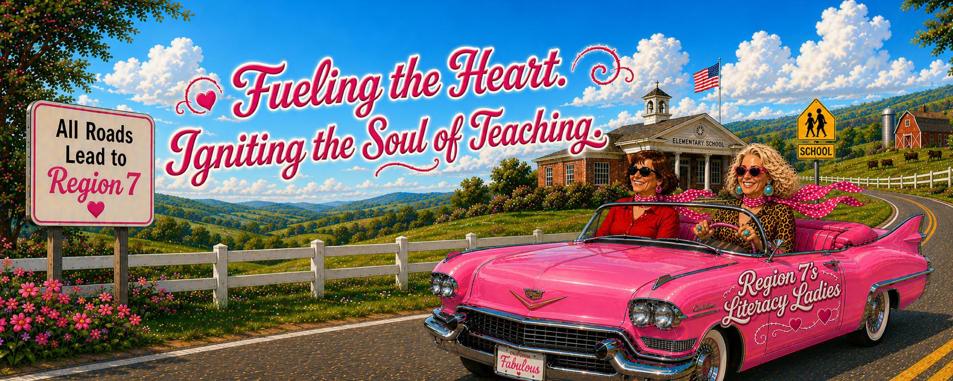 Fueling the Heart. Igniting the Soul of Teaching web banner
