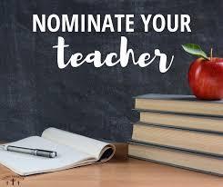 Nominate Your Favorite Teacher!