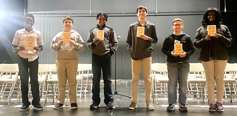 LCSD Spelling Bee Six Finalists Who Will Advance to the Lauderdale County Spelling Bee