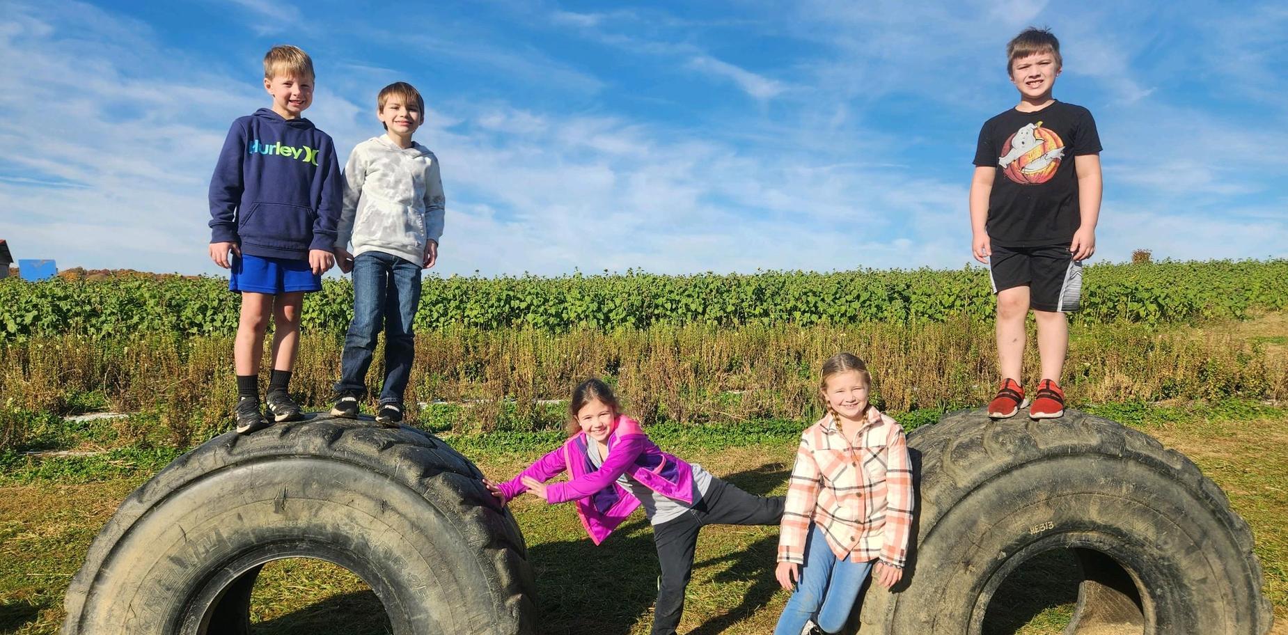 students on a fieldtrip