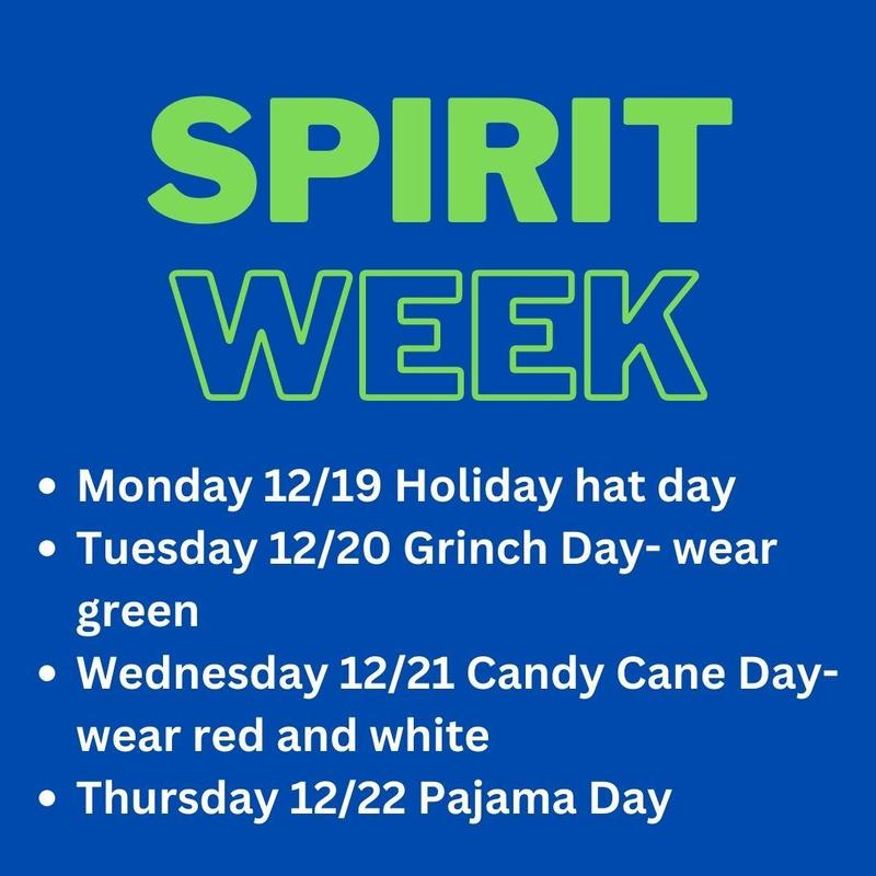 spirit week flyer