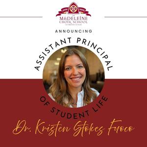 Assistant Principal of Student Life Dr. Kristen Stokes Fuoco