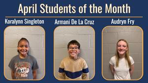 April Students of the Month