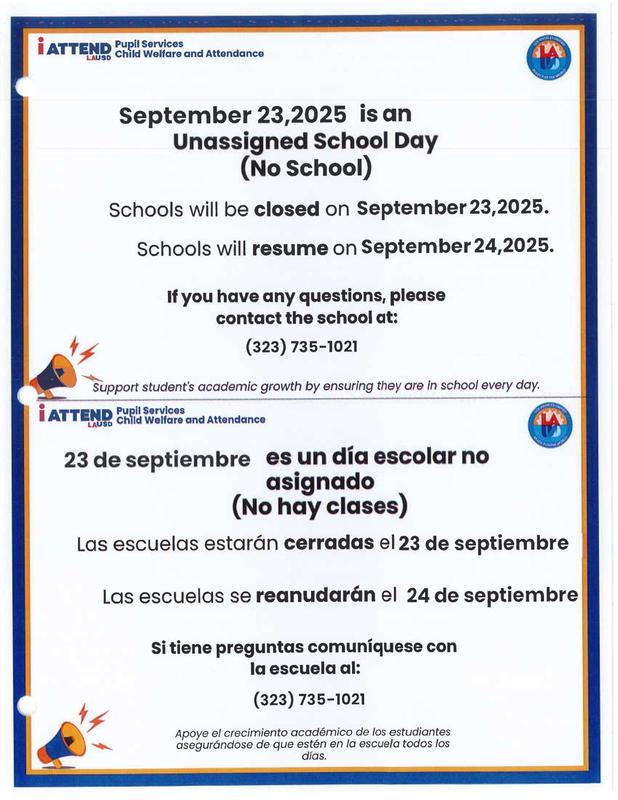 Unassigned School Day (No School)