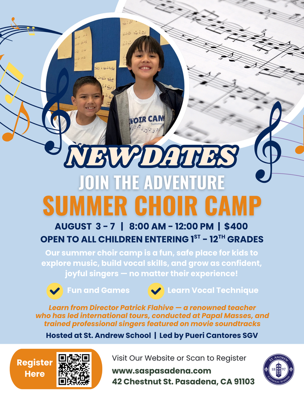 Summer Choir Camp with Mr. Flahive Featured Photo