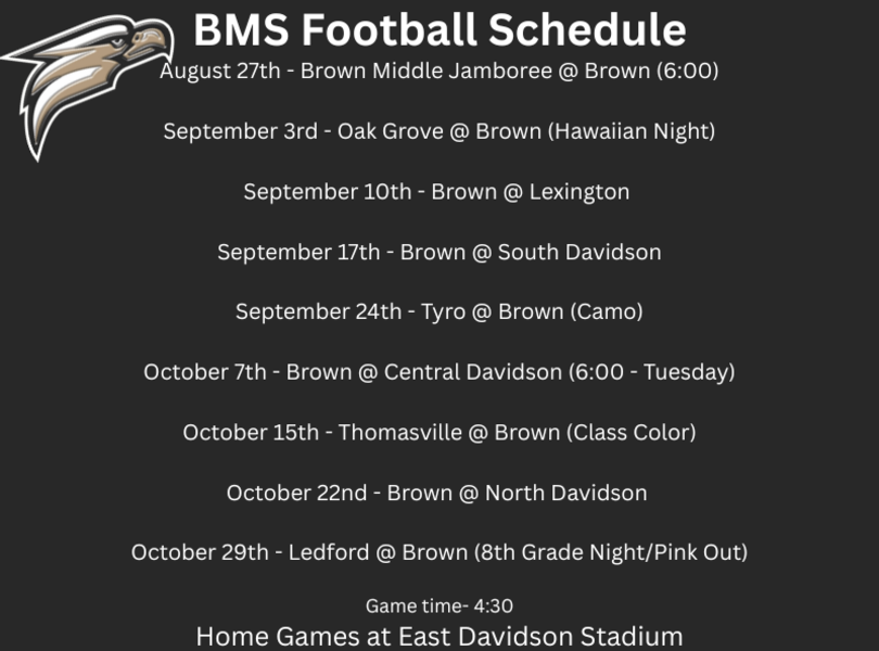 Football Schedule